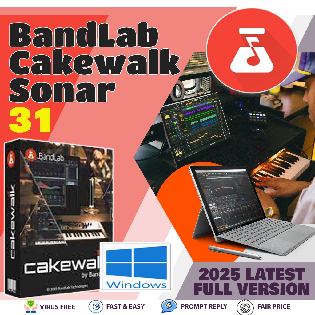 BandLab Cakewalk Sonar 31 [Updatable] 2025 Latest Full Version ...