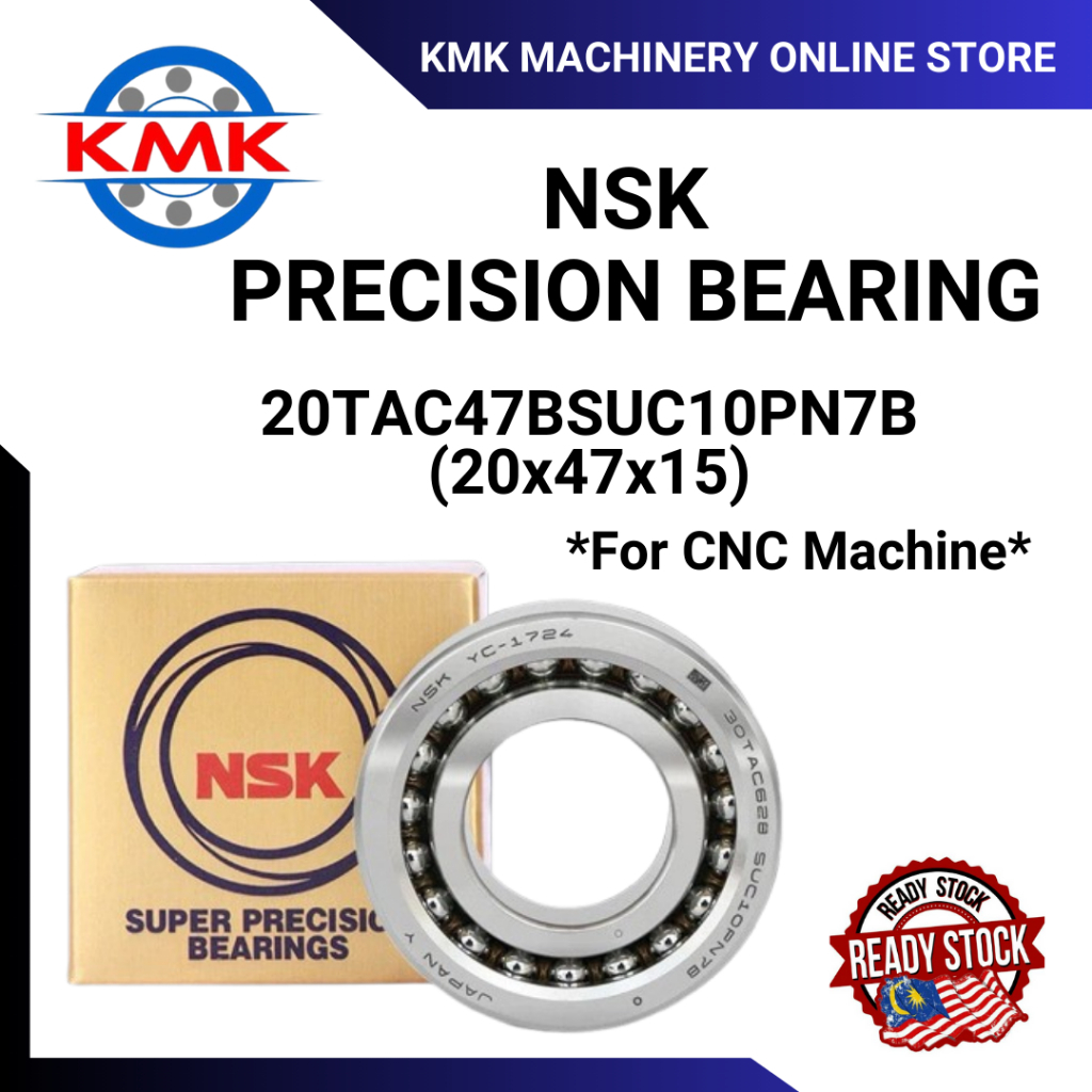 Cuscinetto A Sfere Di Precisione NSK 20TAC47BSUC10PN7B Originale Super Precisione