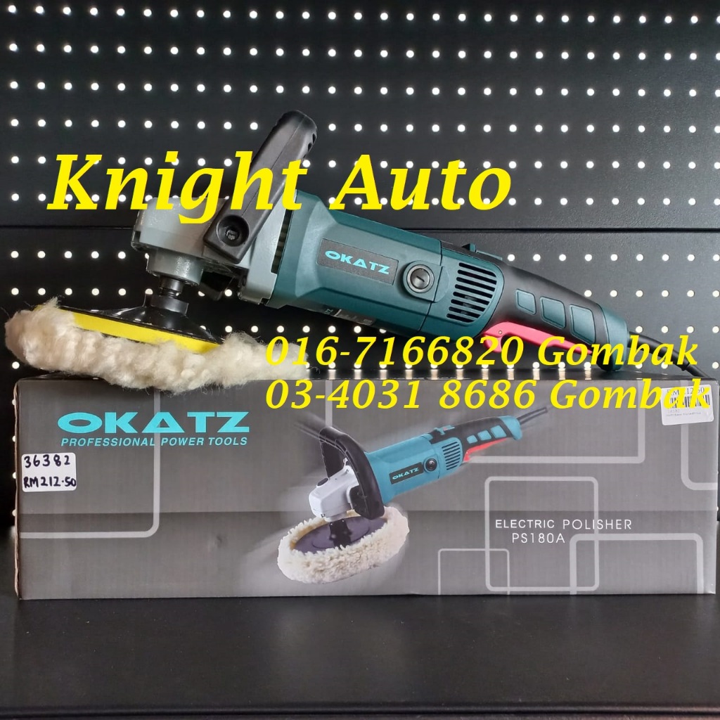 Okatz PS180A Electric Variable Speed Polisher 1200W (7