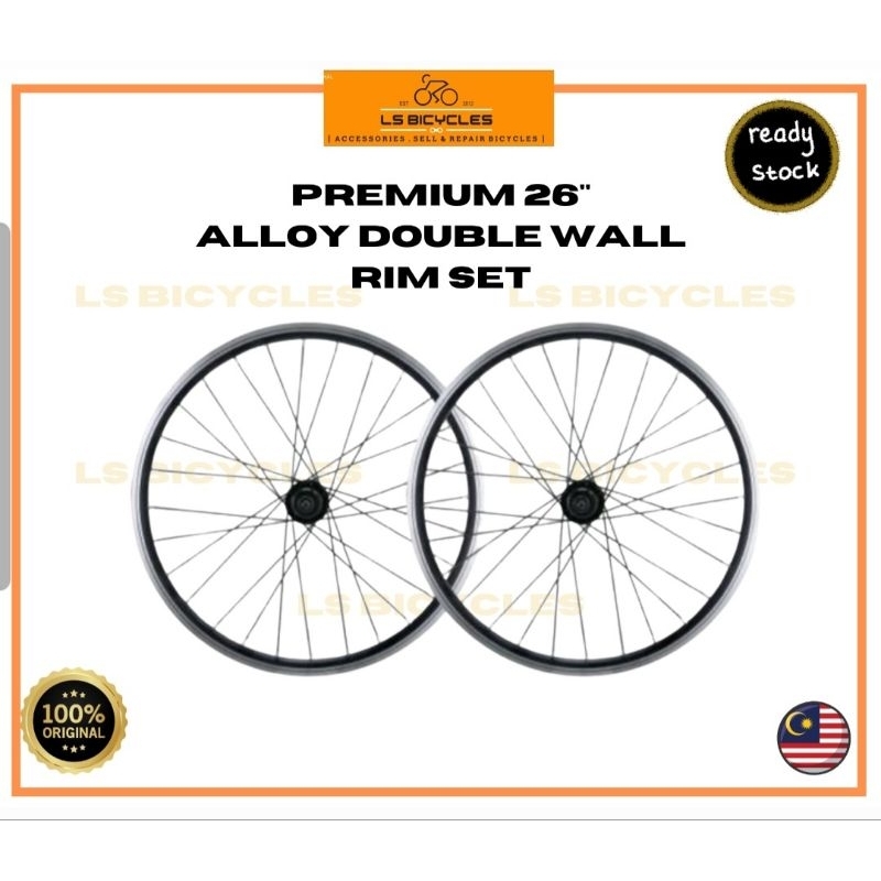 PREMIUM Bicycle Alloy DoubleWall Rim 26