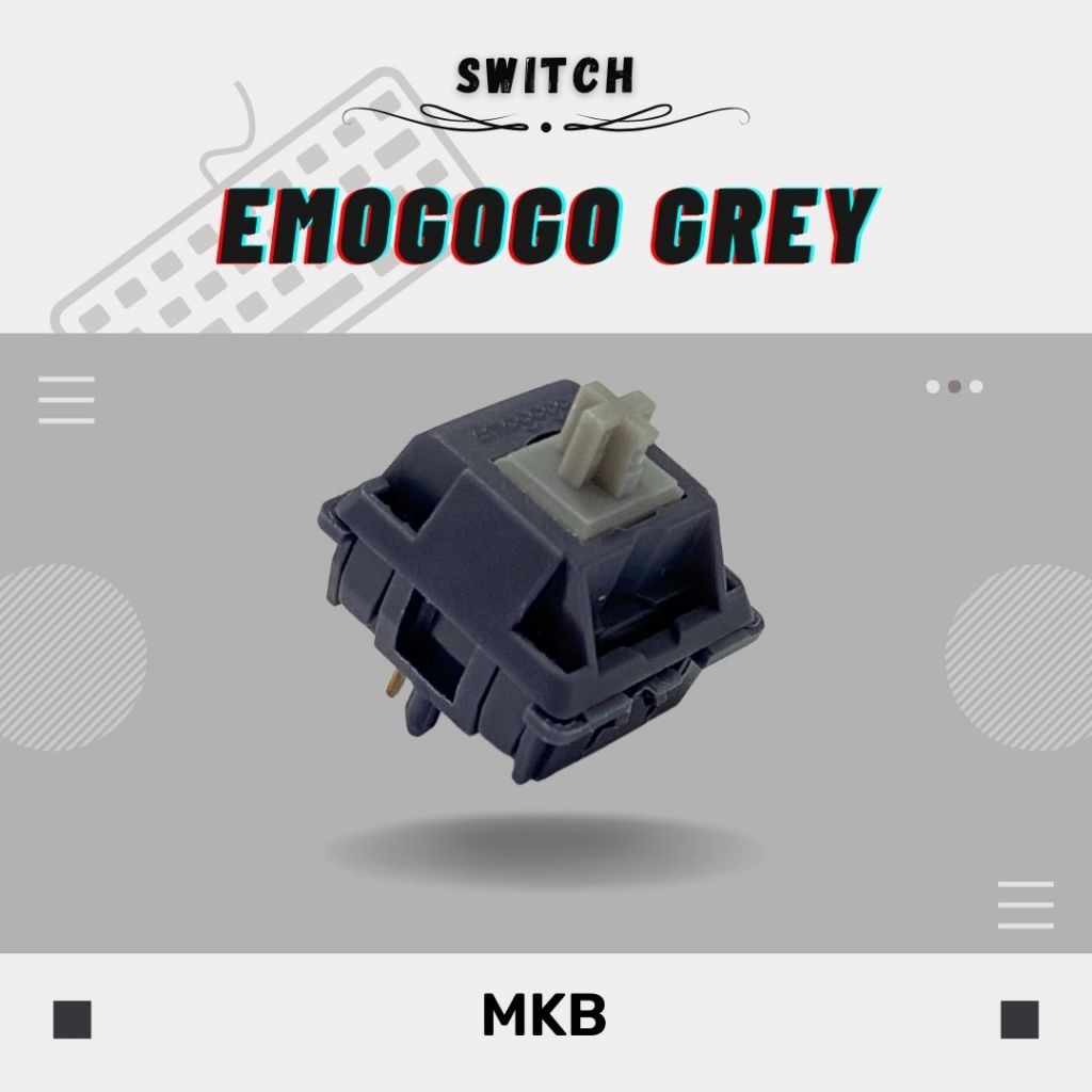 MKB Emogogo Grey 01 Tactile Switch for Mechanical Keyboards | Shopee ...