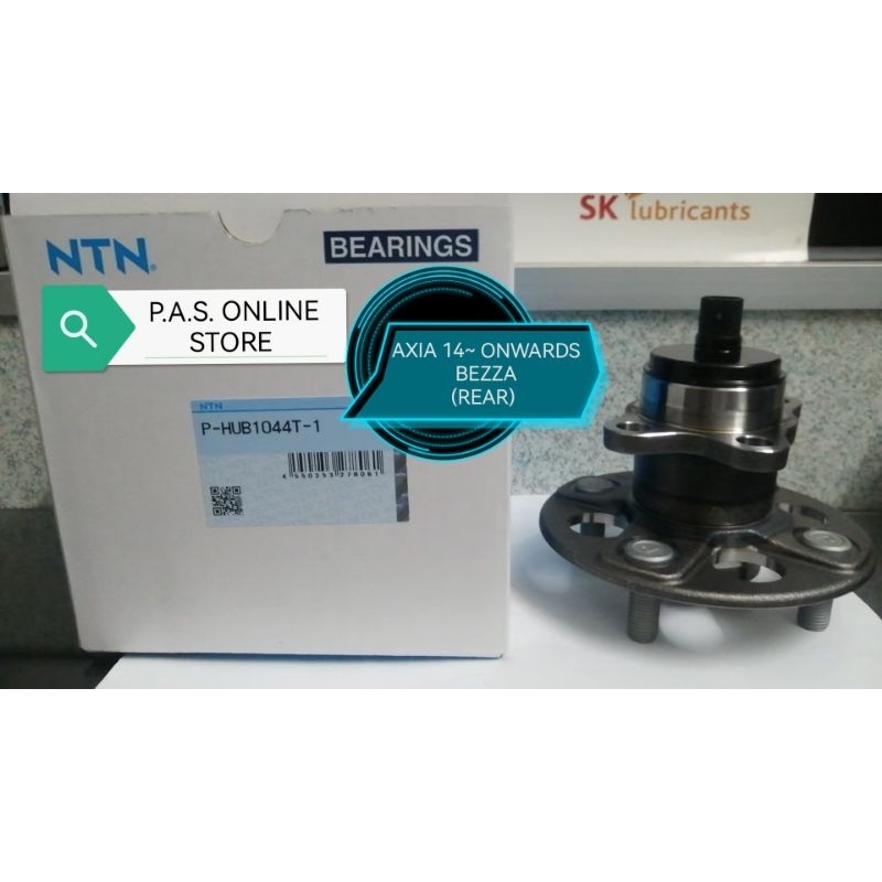 NTN wheel bearing for Perodua AXIA 2014~, BEZZA , MYVI D20N 2017~[Rear ...