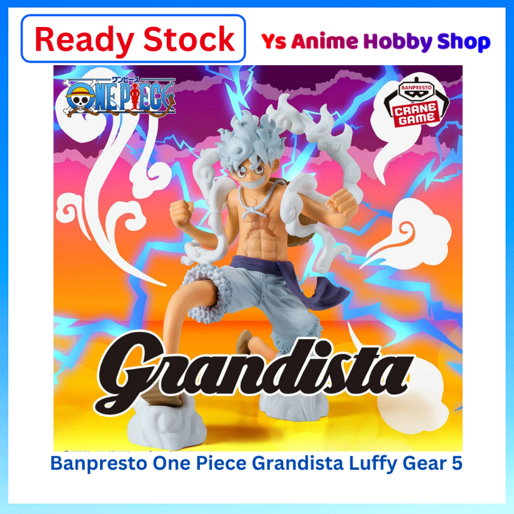 Ready Stock】 Banpresto One Piece Grandista Luffy Nika Gear