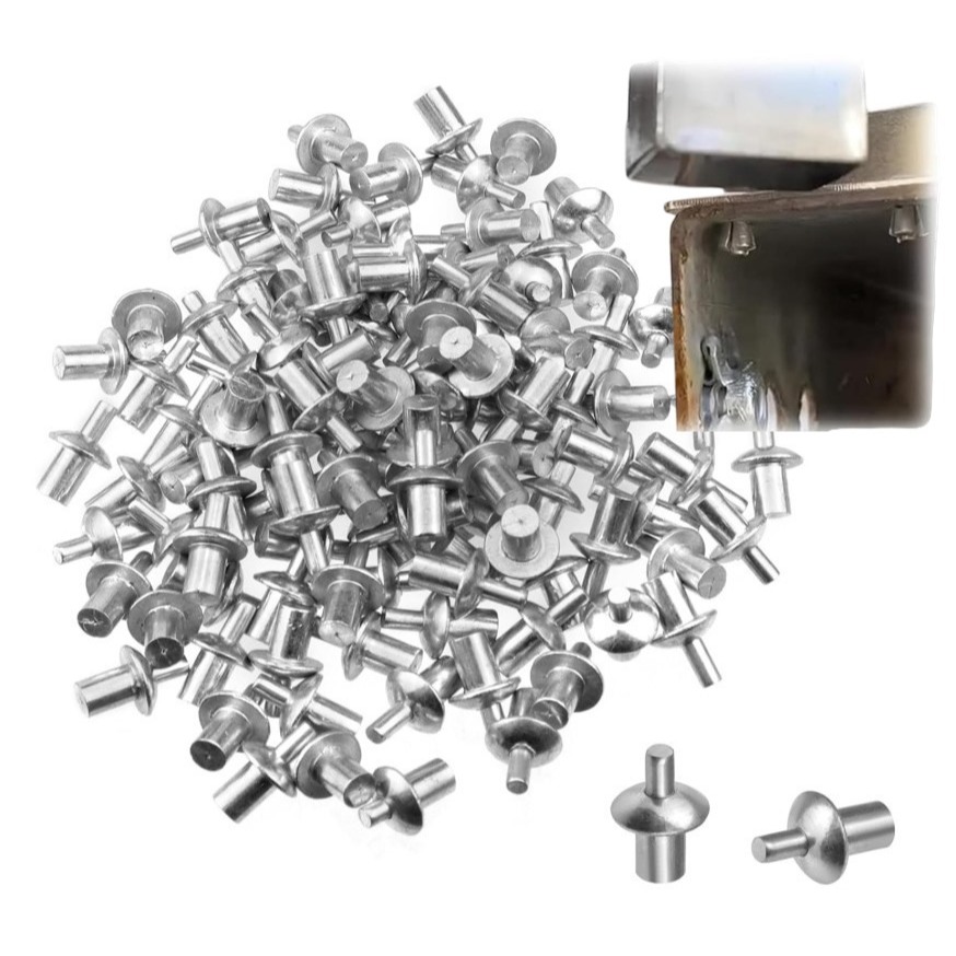 20pcs Paku Skru Hammer Drive Expansion Screw Aluminum Round Head Hammer ...