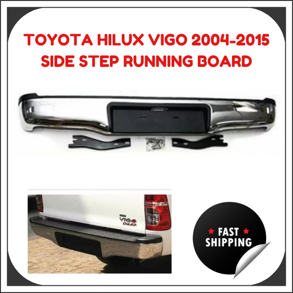 TOYOTA HILUX VIGO KUN25 KUN26 2004-2015 REAR BUMPER OEM BUMPER BELAKANG ...