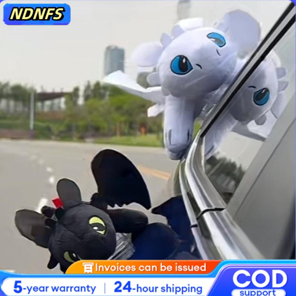 Toothless decoration little flying dragon doll motorcycle motorcycle ...