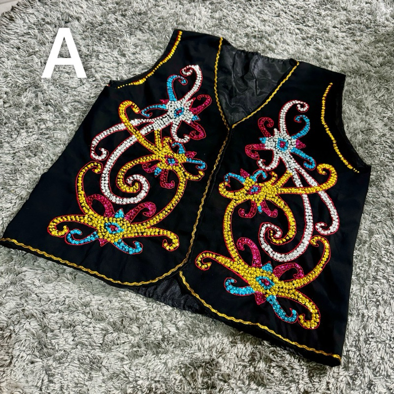 VEST LABUCI SEQUIN ULU TRADITIONAL ATTIRE | Shopee Malaysia