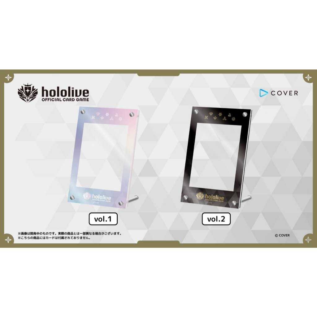 hololive card binder Bushiroad Acrylic Frame & Binder Collection 