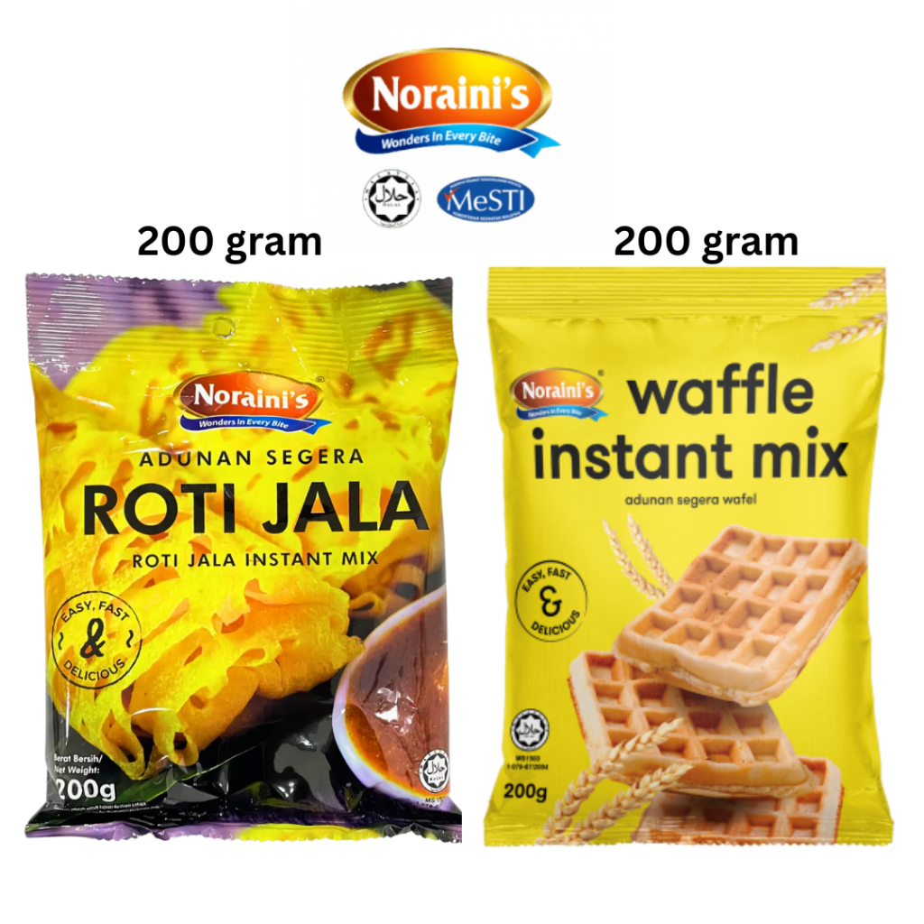 NORAINI'S Tepung Adunan Segera / Instant Premix Flour Wafel Waffle ...