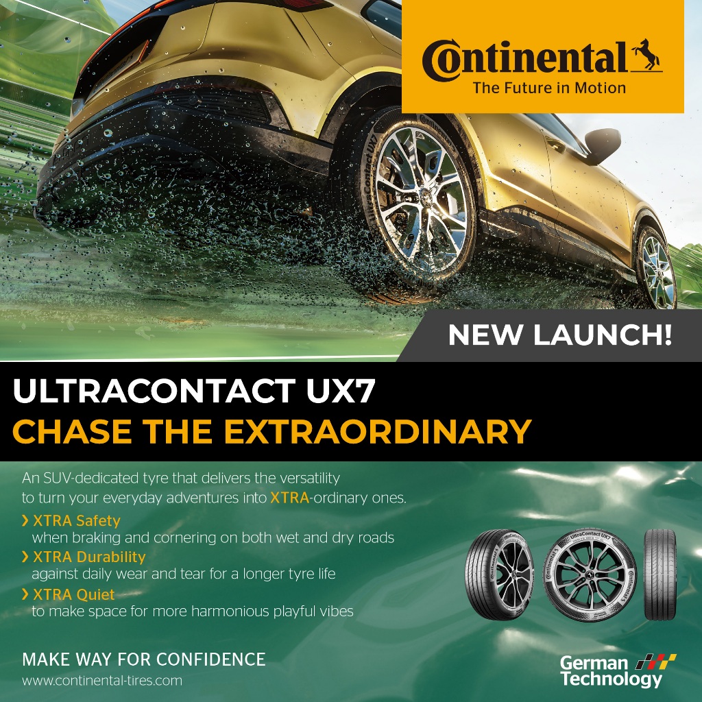 NEW Continental ULTRAContact UX7 Crossover SUV Tyre (FREE INSTALLATION ...