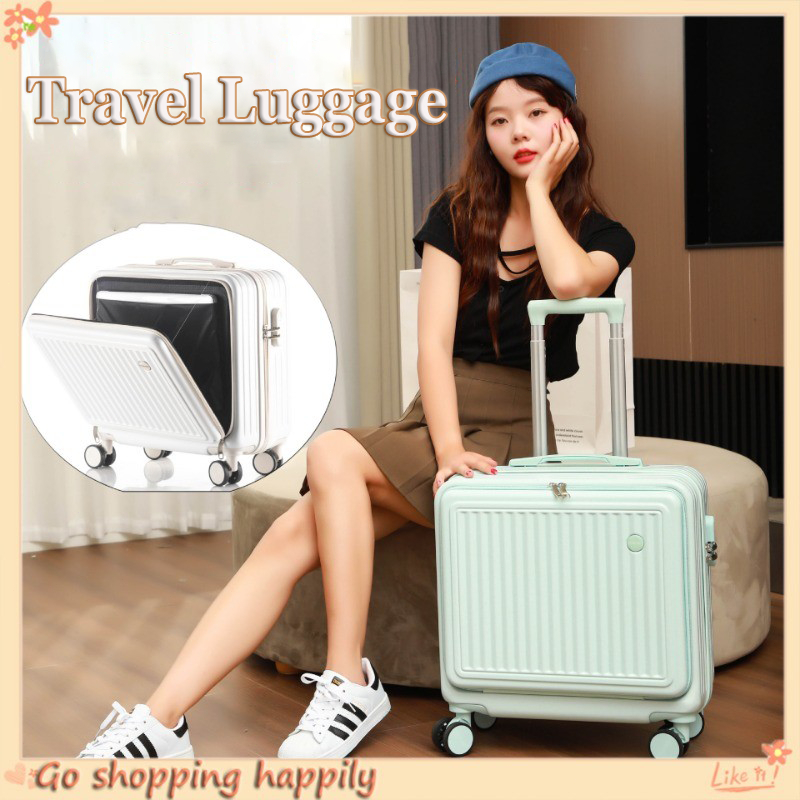 18-Inch Luggage 2025 Fashion Small Luggage Lightweight Travel Trolley Case with Combination Lock