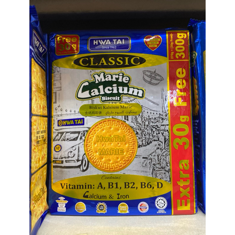 Hwa Tai Marie Besar Biscuits 300g | Shopee Malaysia