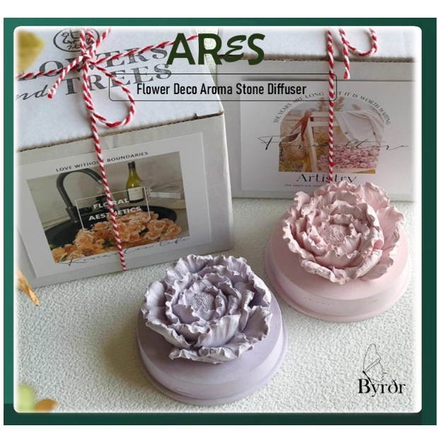 ARES INS Style Flower Aroma Stone Diffuser Nonfire deco aroma Freshener ...