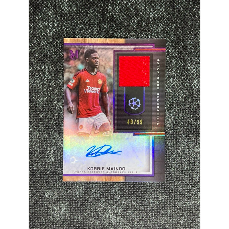 2023-24 Topps Museum Collection Autograph Relic Card 49/99 - Kobbie ...