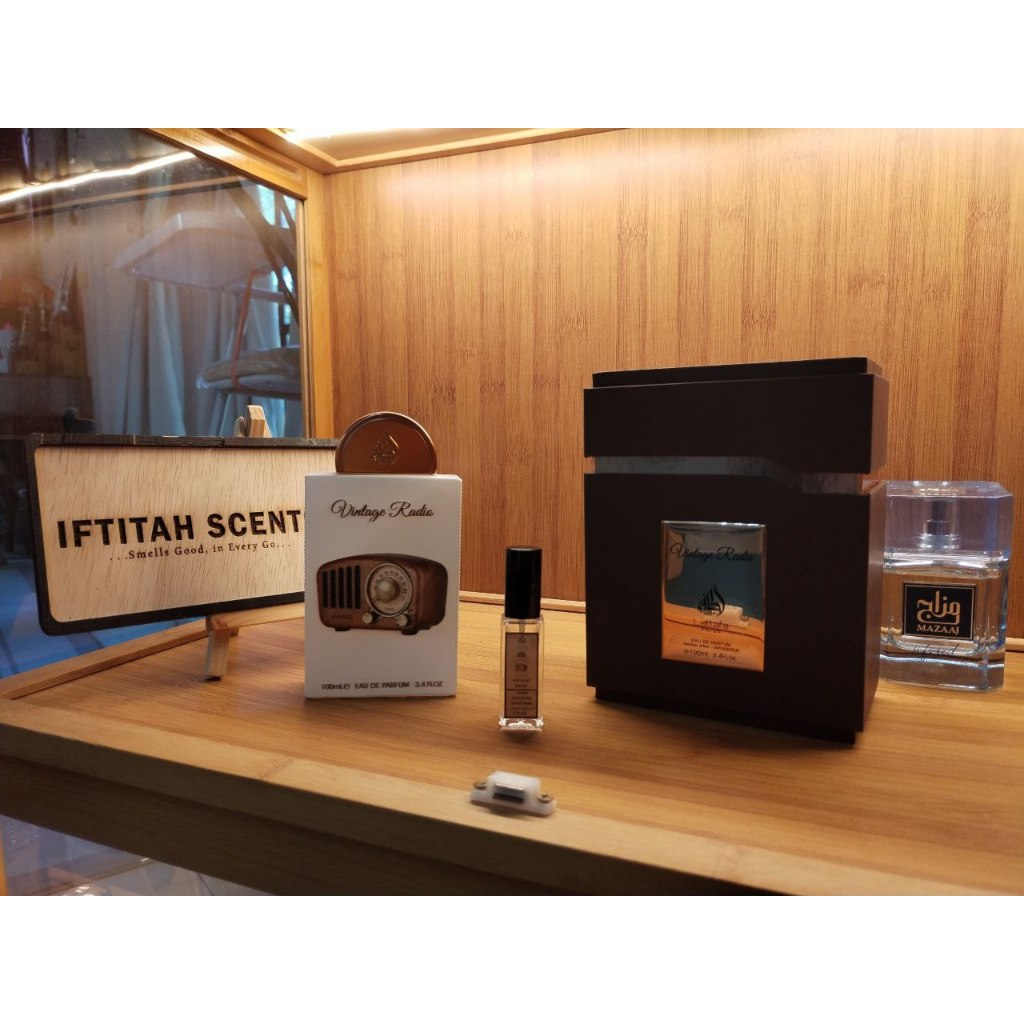 [ 1ML/3ML/5ML/8ML ] ORIGINAL Vintage Radio by Lattafa Pride ( Dupe ...