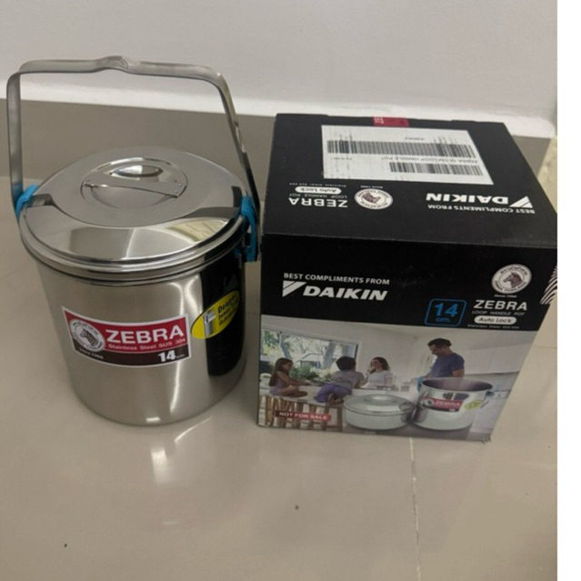 ZEBRA LOOP HAND POT Auto Lock Stainless Steel SUS304 | Shopee Malaysia