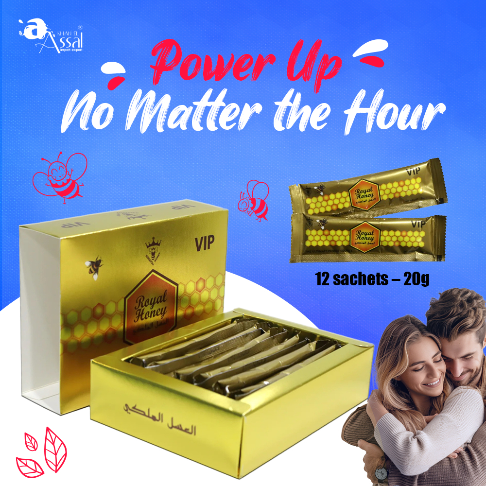 Royal Honey VIP For Him: The Ultimate Power Source – 12 sachets – 20g