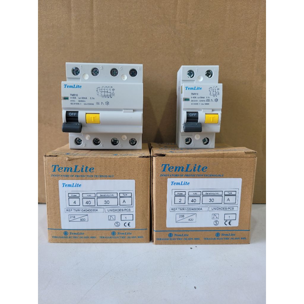 TERASAKI TYPE A ELCB RCCB 30MA 40A 2POLE 4POLES fro EV CAR RCCB ...