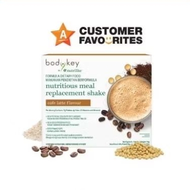 BodyKey by Nutrilite Meal Replacement Shake (Café Latte) | Shopee Malaysia