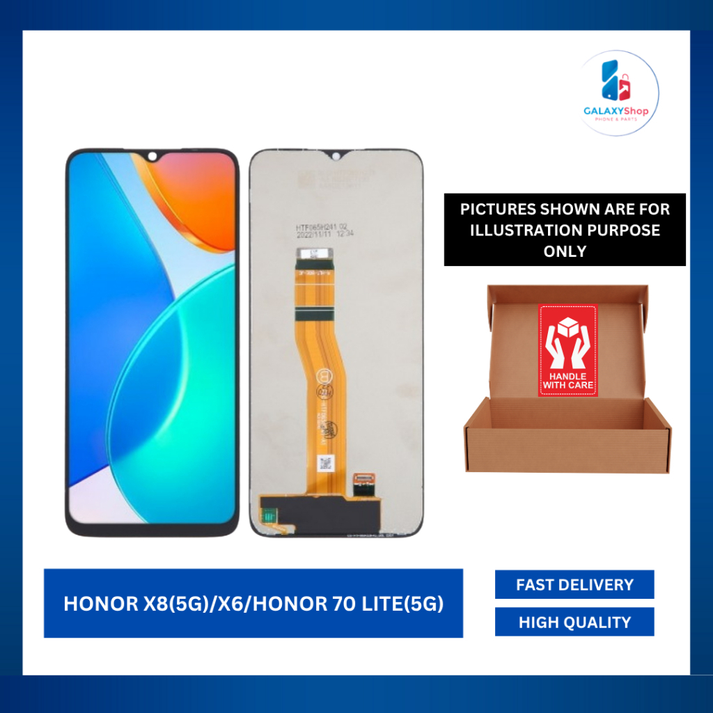 LCD Display Screen Compatible For HONOR X8(5G)/X6/HONOR 70 LITE(5G ...