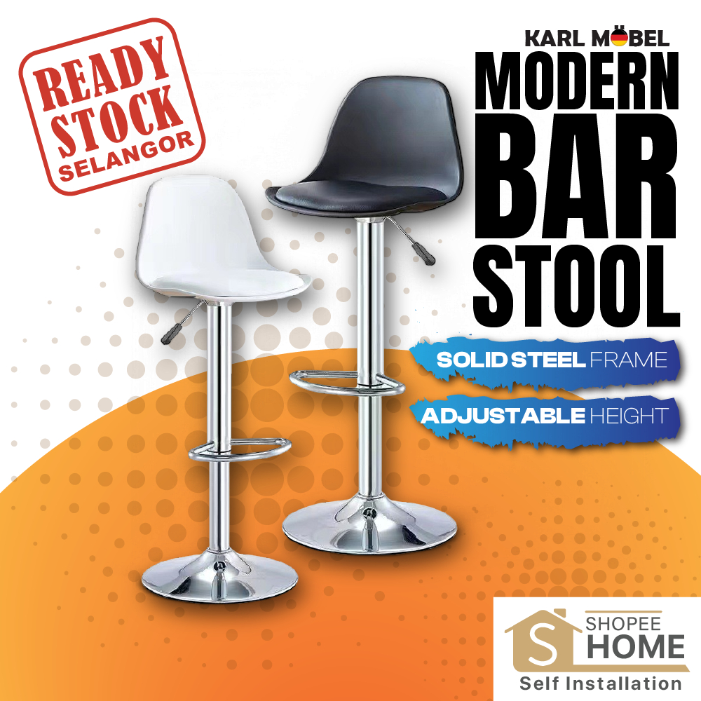 Modern Bar Stool Chair Modern Backrest Bar Chair Cash Register Front ...