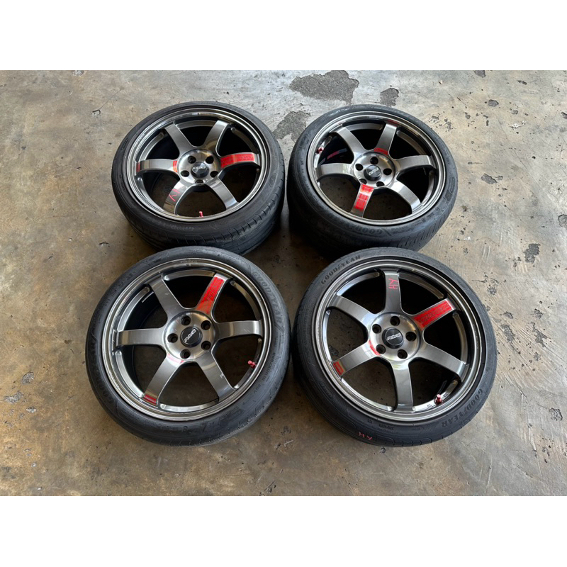 Original Rays TE37 SAGA SL Sport Rim 18” 18X8.5J 5X112 ET42 Made in ...