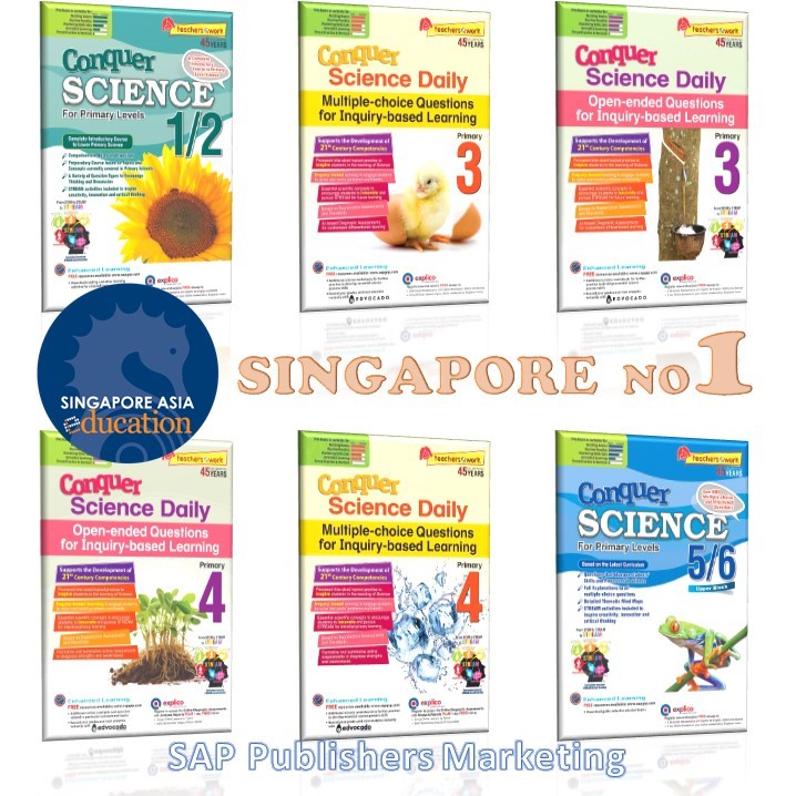 Conquer Science For Primary Levels Book 1 - 6 | Topical | Primary ...