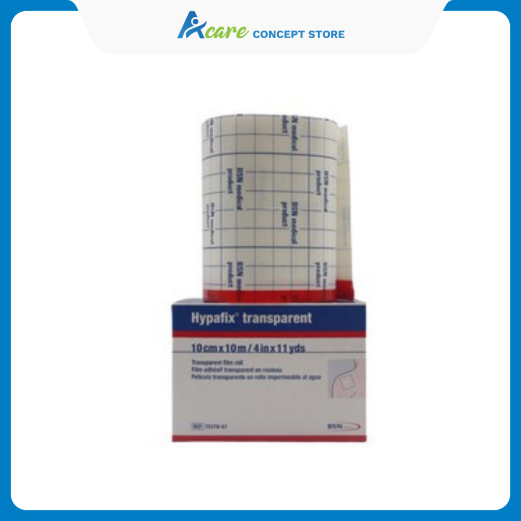 HYPAFIX TRANSPARENT FILM FOR WOUND PROTECTION 10CM X 10M | Shopee Malaysia