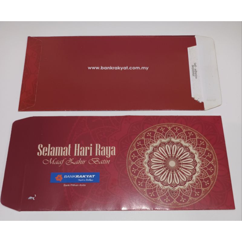 Sampul Duit Raya from Bank Rakyat | Shopee Malaysia