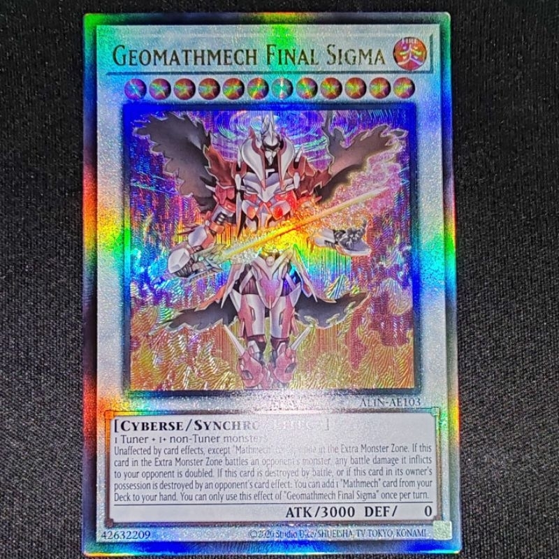 YUGIOH ALIN-AE103 Geomathmech Final Sigma[UTR] | Shopee Malaysia