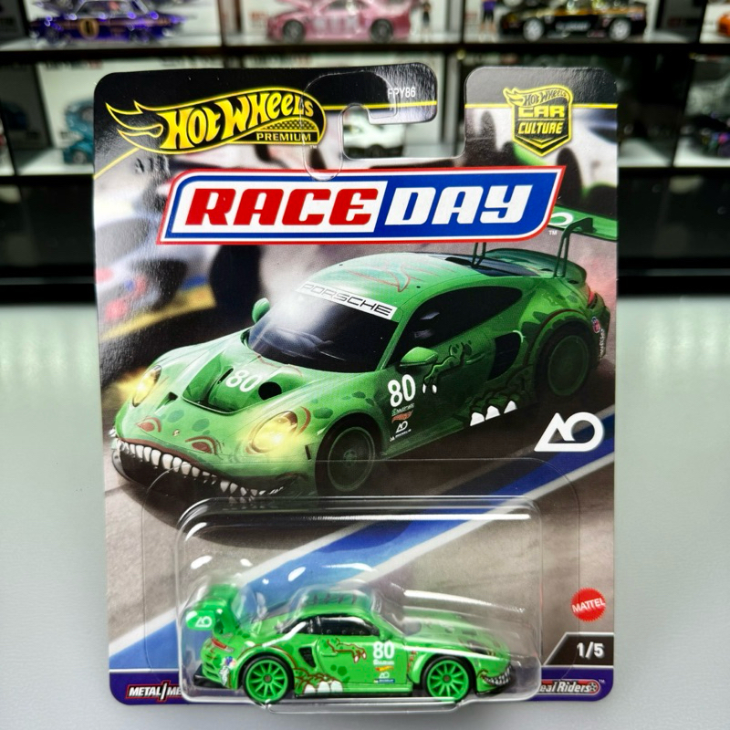 Hot Wheels Rexy Porsche 911 GT3 R 922 Premium Car Culture Rare Roxy No ...