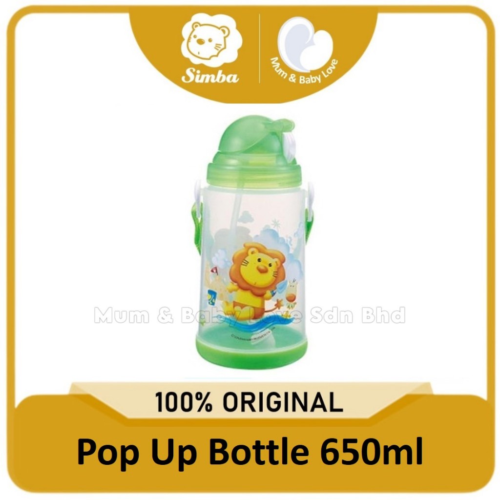 Simba Pop-up Bottle 650ml, Baby Straw Bottle | Shopee Malaysia