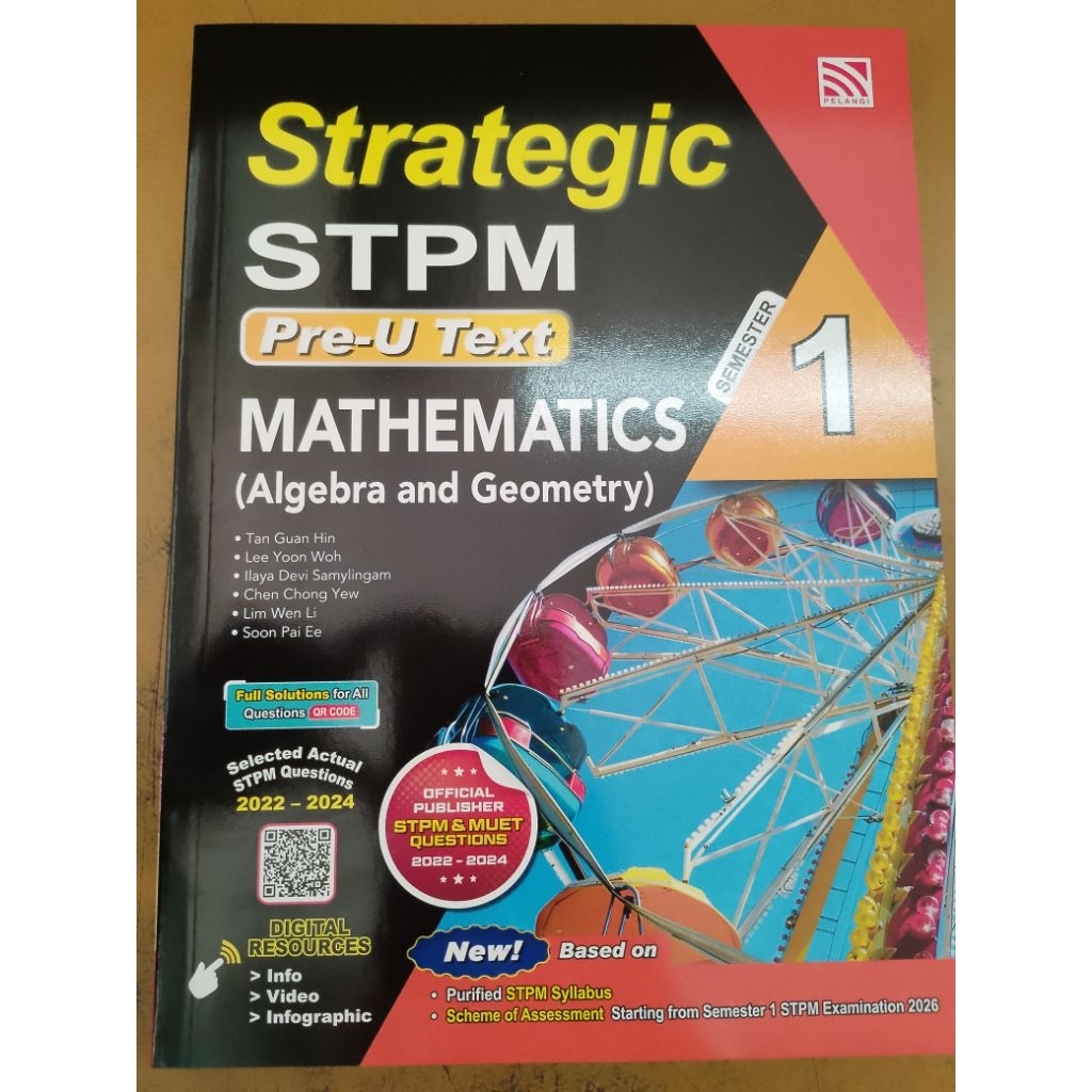 STRATEGIC STPM PRE-U TEXT MATHEMATICS (ALGEBRA AND GEOMETRY) SEMESTER 1 ...