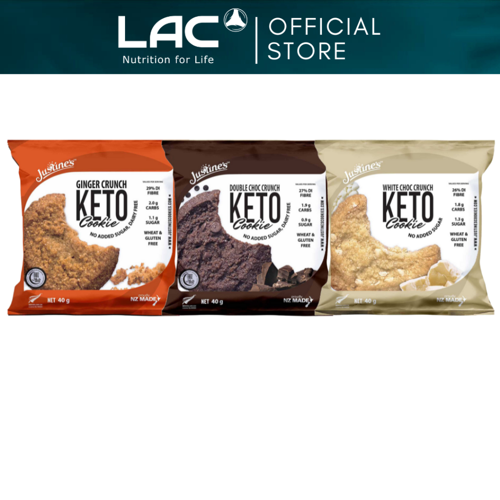 Justine'S protein Keto Cookie Orange Chocolate Chip 60g