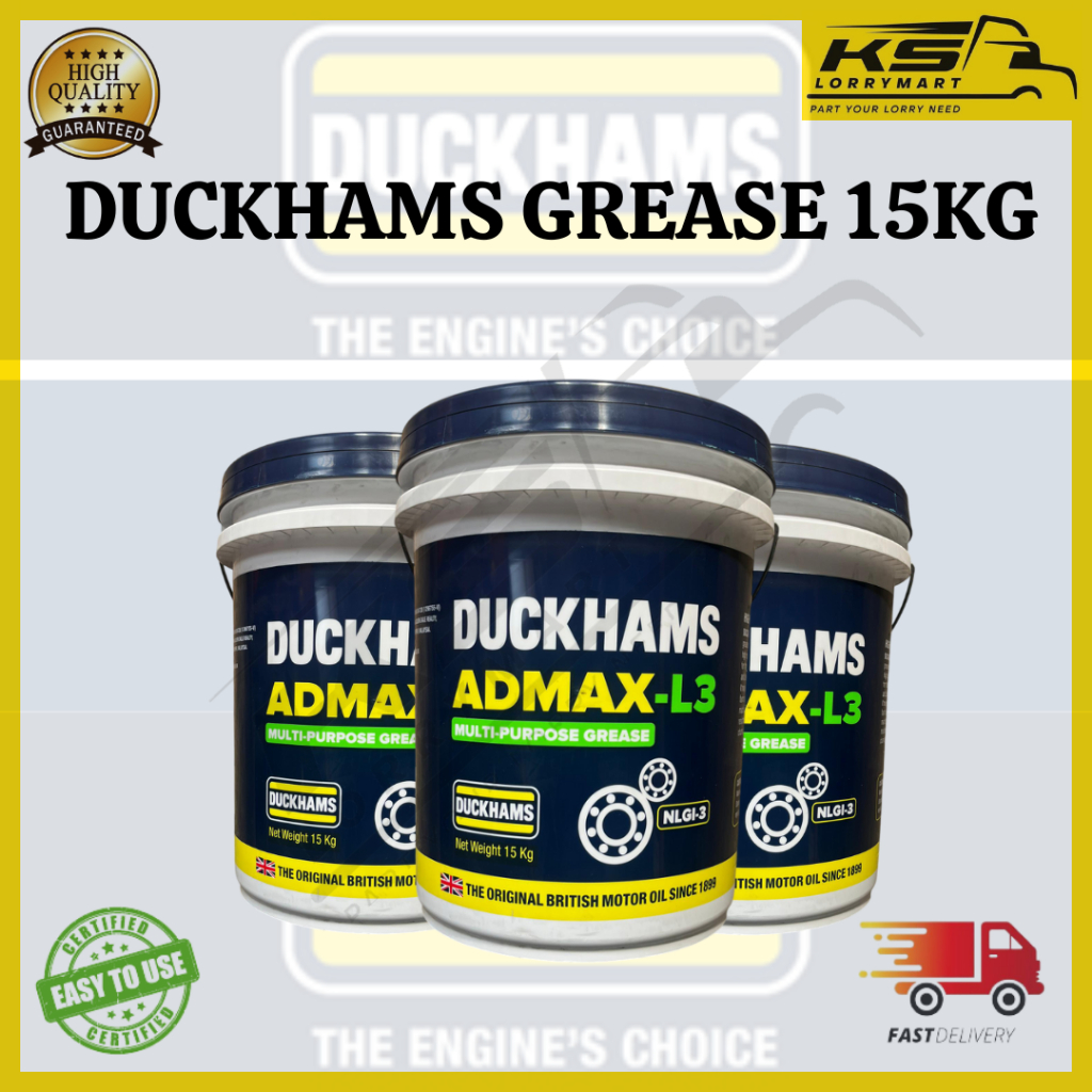 DUCKHAMS BEARING GREASE ADMAX-L3 15KG | Shopee Malaysia
