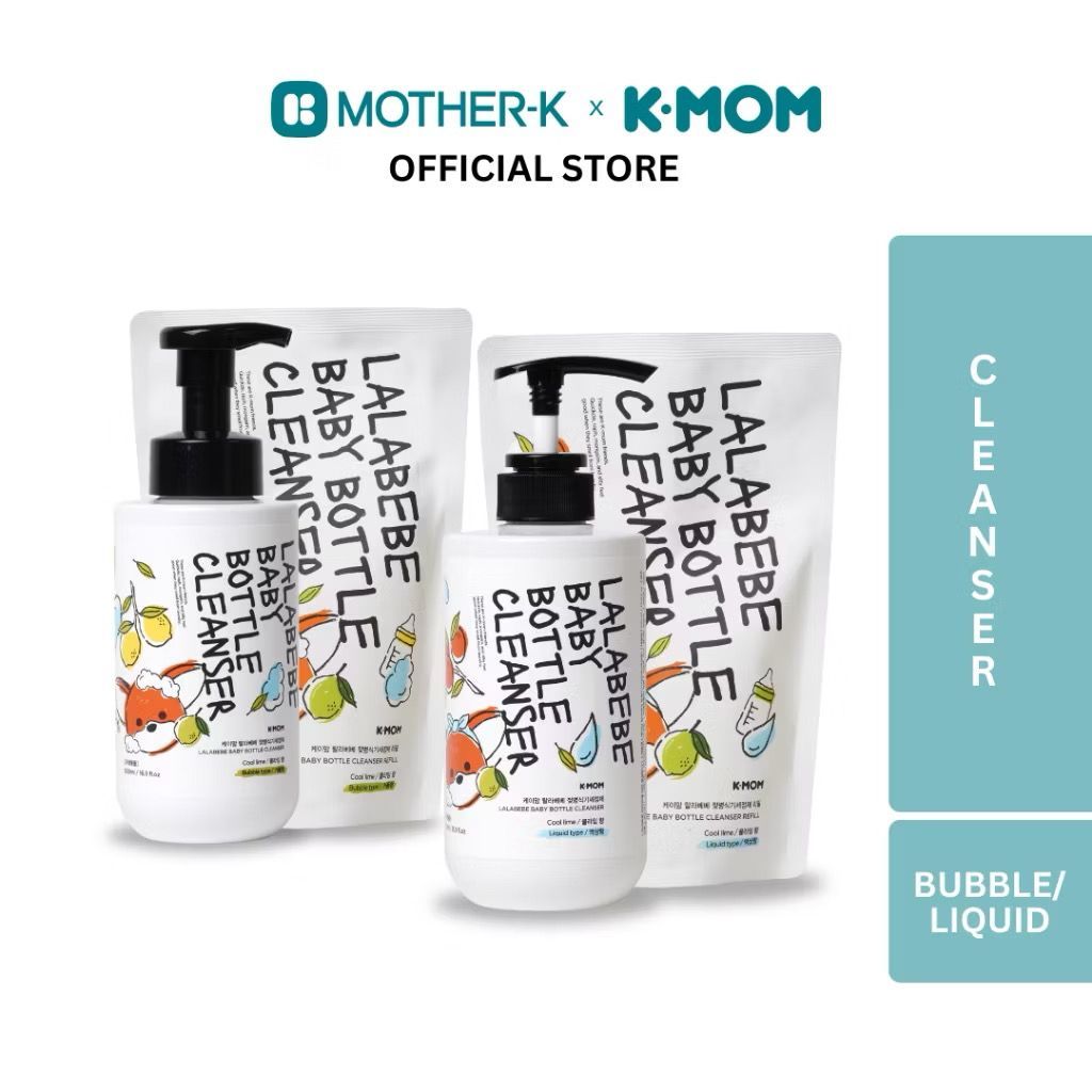 K-MOM LALABEBE Baby Bottle Cleanser (Liquid/Bubble) | Shopee Malaysia