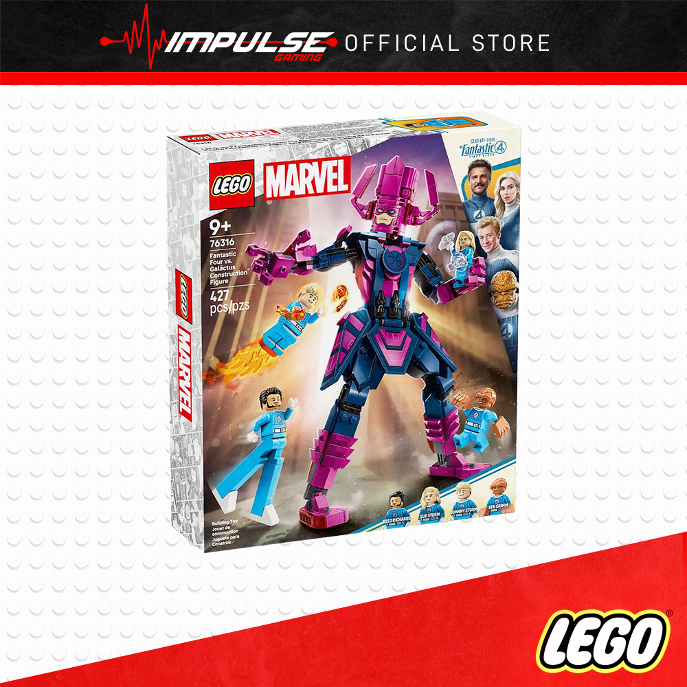 LEGO 76316 Super Heroes Marvel Fantastic Four VS Galactus Construction ...