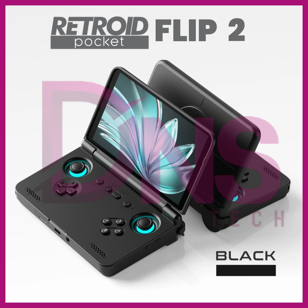 MSIA STOCK】Retroid Pocket Flip 2 Gaming Handheld Console