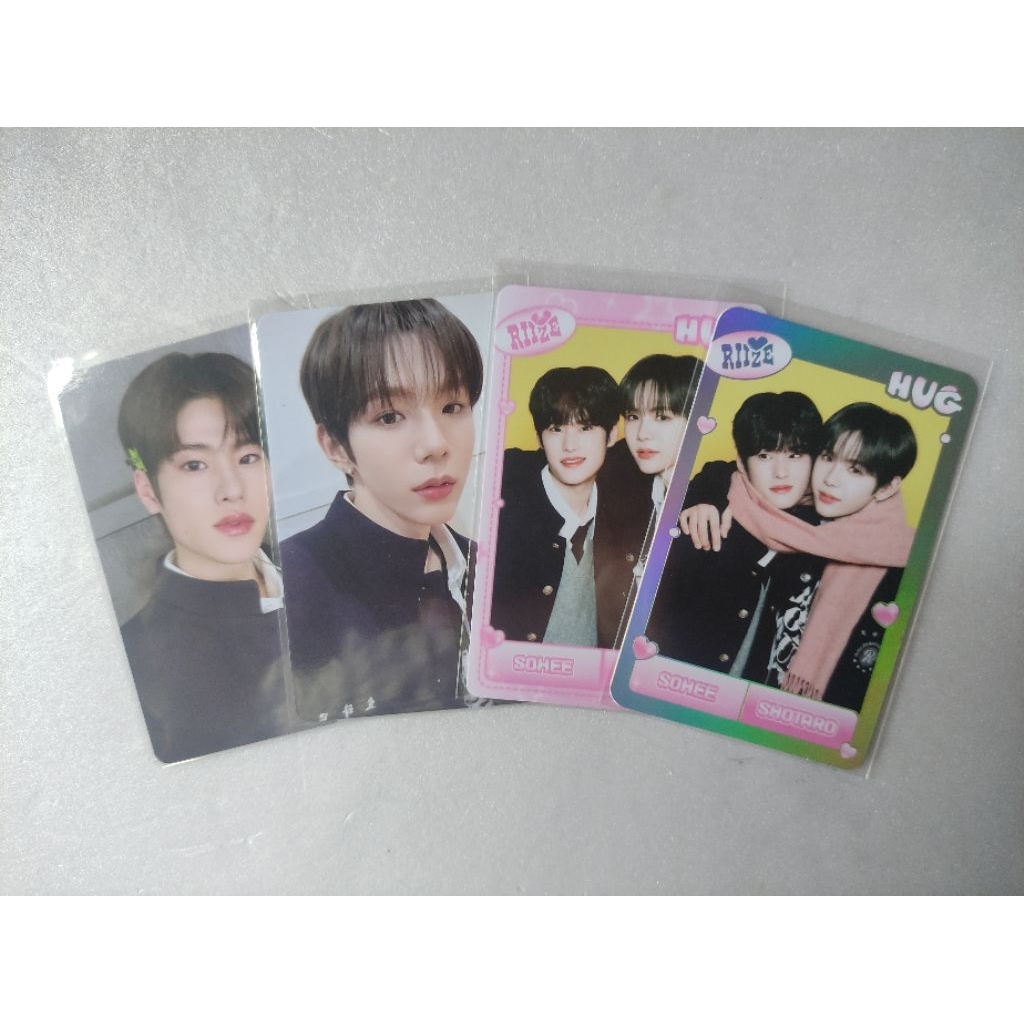 riize hug special trading card photocard pc official shotaro sohee set ...