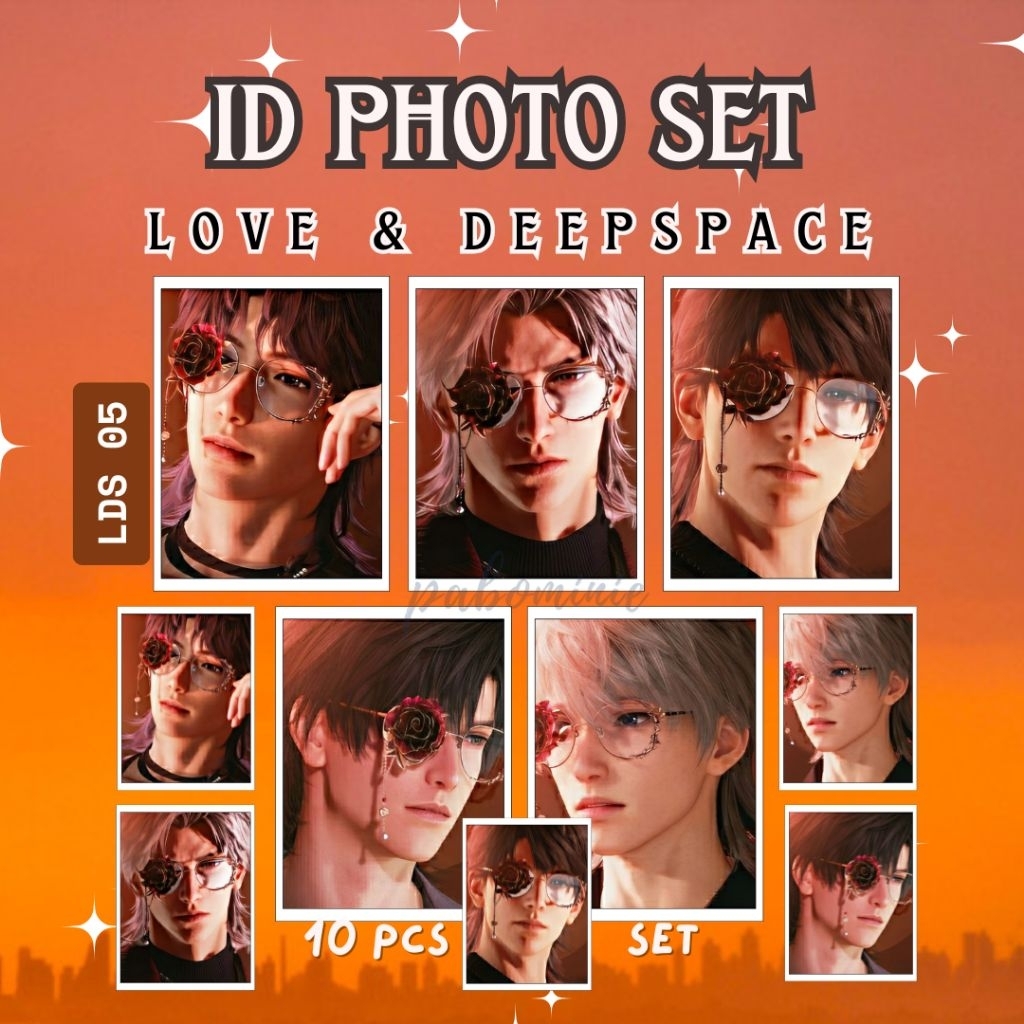 LOVE AND DEEPSPACE ID PHOTO SYLUS RAFAYEL LADS CALEB ZAYNE XAVIER
