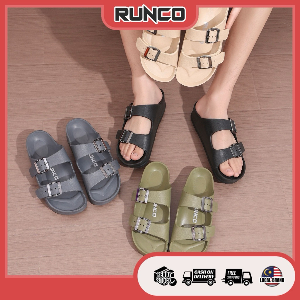 26 Runco Selipar Buckle Boleh Laras – Selesa & Serbaguna | Shopee Malaysia