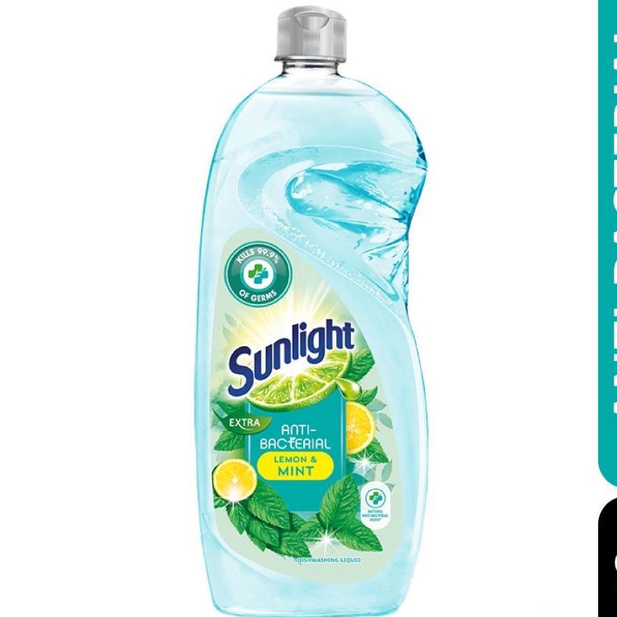 Sunlight Lemon & Mint Antibacterial Dishwashing Liquid 800ML | Shopee ...