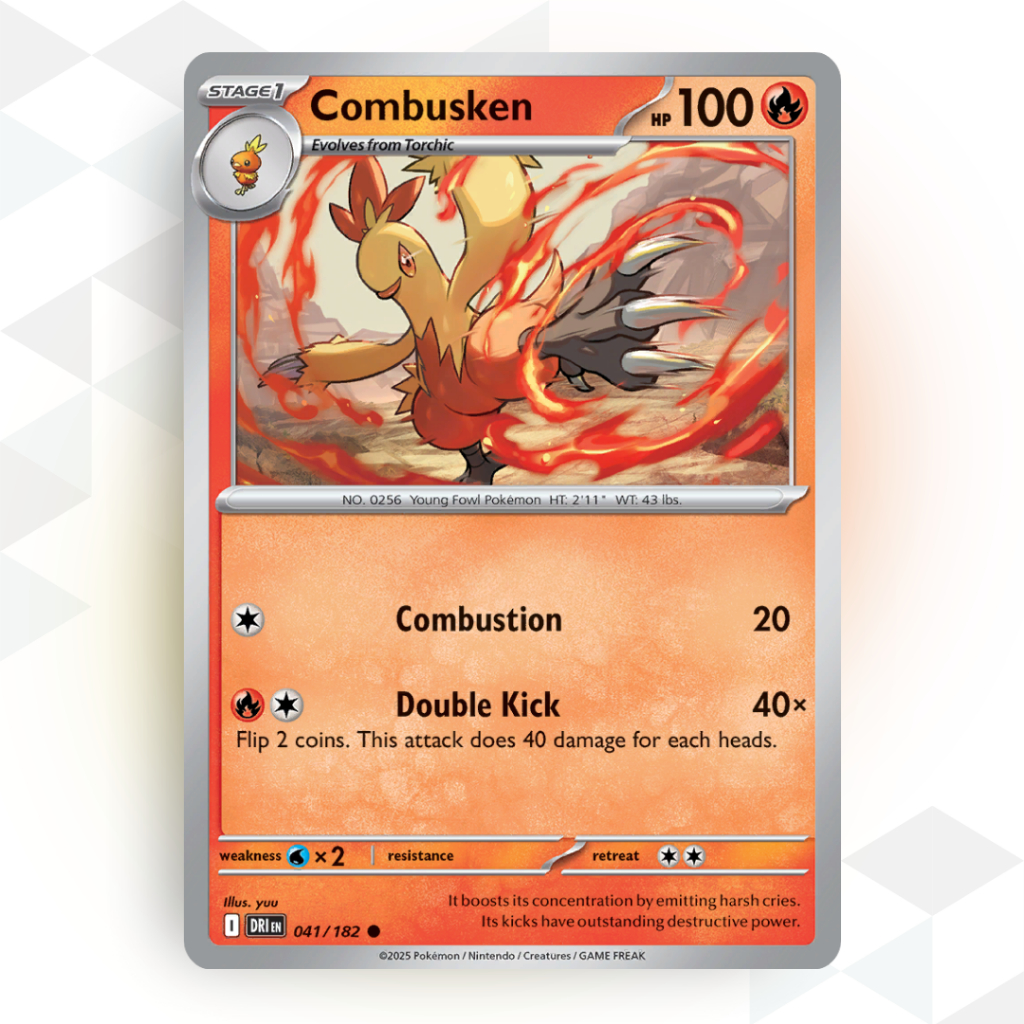 Torchic, Combusken, Blaziken (Evolution Line) [Destined Rivals] Pokémon ...