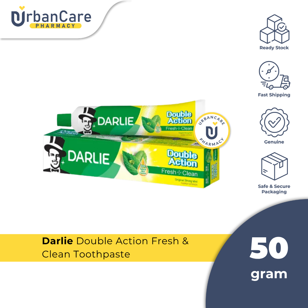 Darlie Double Action Toothpaste 50g | Shopee Malaysia