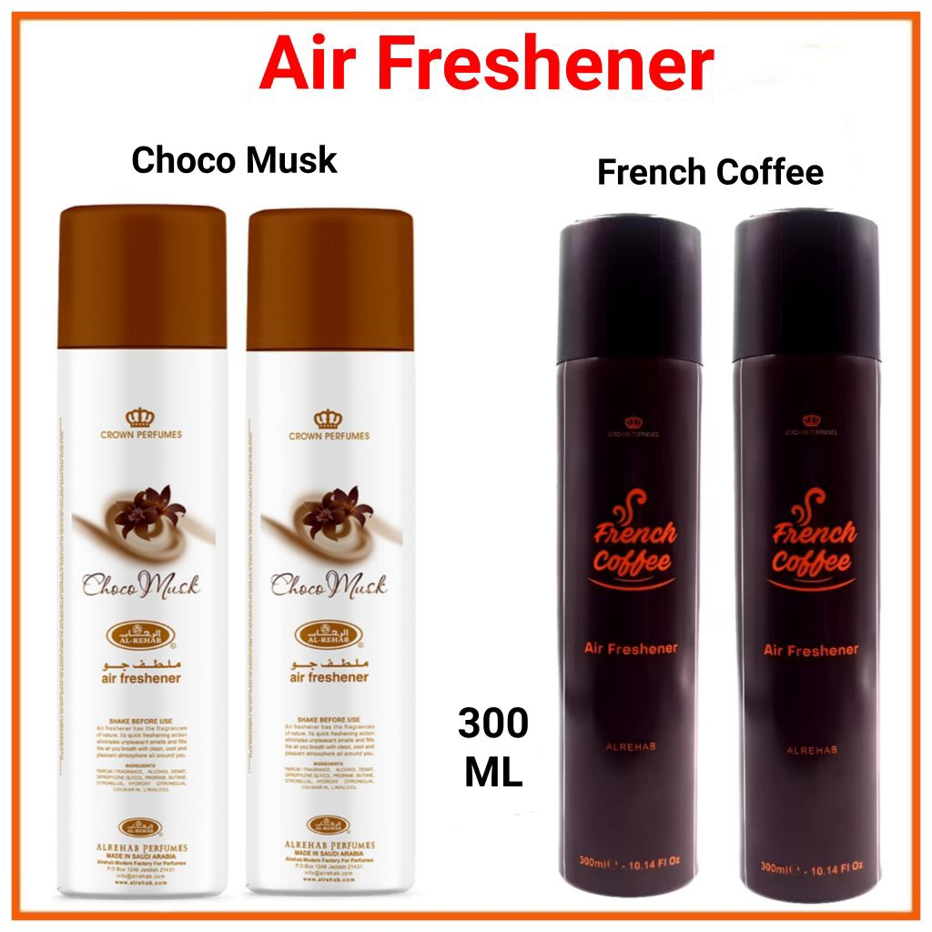 CHOCO MUSK / FRENCH COFFEE 300 ML ROOM SPRAY BY AL REHAB | Shopee Malaysia