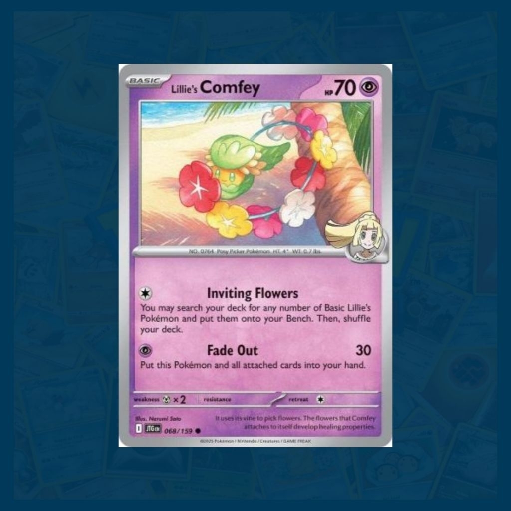 Lillie's Comfey (068/159) Common | Journey Together | Pokemon TCG Card ...