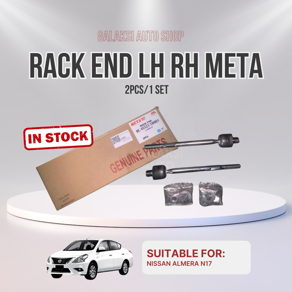 RACK END LH RH META (2PCS/1SET) FOR NISSAN ALMERA N17 | Shopee Malaysia