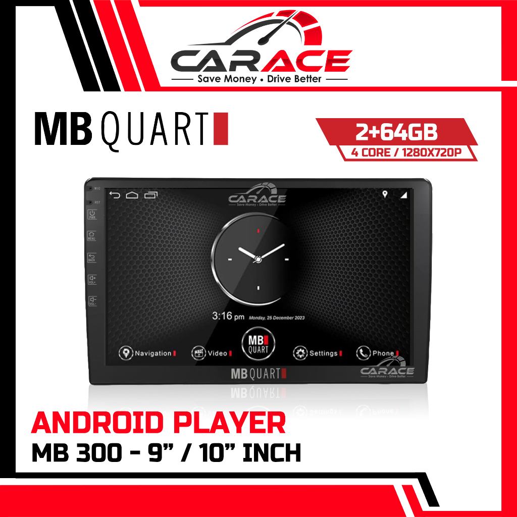 MB Quart 4+64GB / 2+64GB Car Android Player 4GB Ram With CarPlay ...