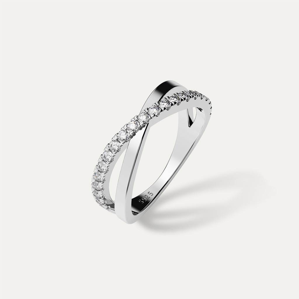 ELFI Rosa 925 Silver Ring A13 | Shopee Malaysia