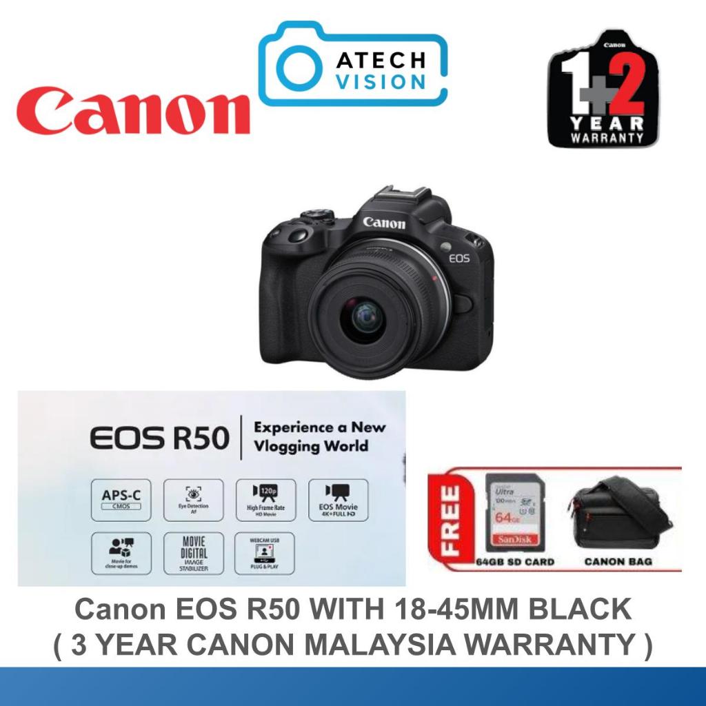 CANON EOS R50 KIT SET ( CANON MALAYSIA WARRANTY 3 YEAR | Shopee Malaysia